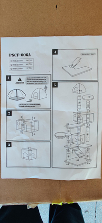 When the step by step instructions just give up