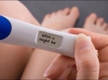 When you buy a pregnancy test from the dollar store