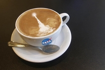 When you drink coffee at NASA