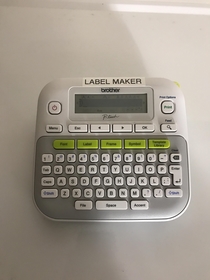 When you get a label maker