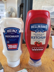 When you insist on Heinz and Hellmans but something still isnt right