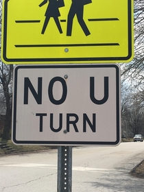 When you tell the road to turn