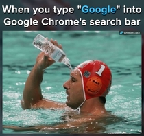 When you type Google into google search bar