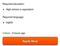 When youd love to apply for a job but youre inglish just isnt up to scratch