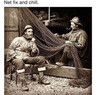 When your fisherman friend invites you over