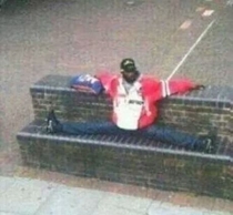 When your friends ask you to save their seats