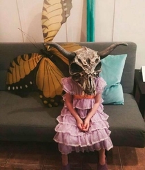When your parents want you to be a cute little fairy but youre metal af