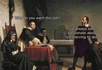 When youre trying to get a job