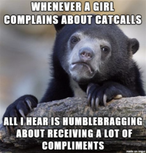 Whenever a girl complains about catcalls