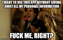 Whenever an app refuses to work without enabling location services
