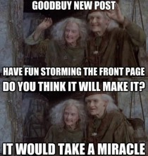 Whenever I post something hoping it will do well