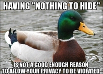 Whether a cop wants to search your car or youre providing too much personal info on the internet