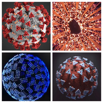 Which images are from the Olympics opening ceremony and which are pics of the coronavirus