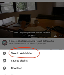 While browsing YouTube I realized the irony of what I was about to do
