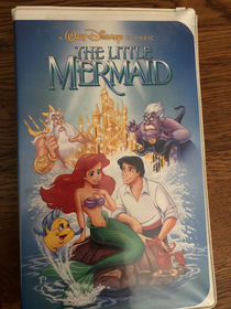 While cleaning out the house I discovered we have the penis edition of the Little Mermaid
