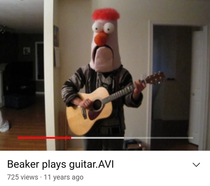 While my guitar gently meeps