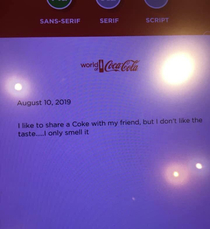 Who doesnt like to smell coke