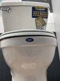 Who flushes golf balls
