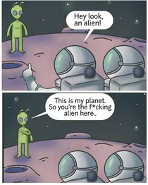 Who is the real alien 