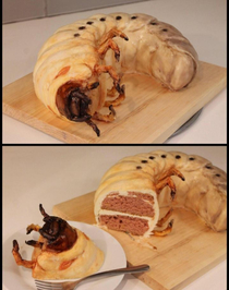 Who looked at a bug and thought hmm that would make a lovely cake