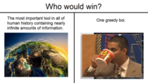 Who would win 