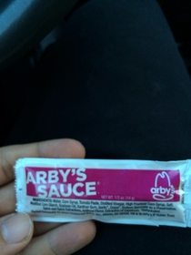 Whoever missed the opportunity to call this Arbycue sauce really dropped the ball