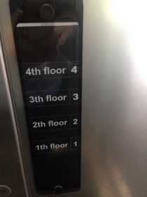 Whoever wanted to go to the th th or th floors