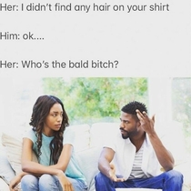 Whos the bald bitch