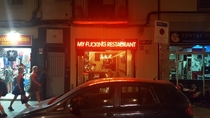 Whose fucking restaurant is this