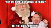 Why are some kids afraid of Santa