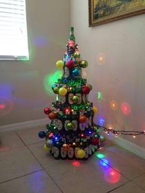 Why buy a Christmas tree when you can make one