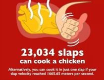 Why did the chicken got slapped