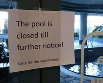Why did they close the pool