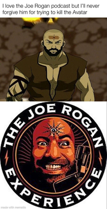 Why does Joe Rogan look like Combustion Man