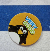 Why does the penguin on this sticker have both a beak and a mouth