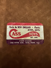 Why fonts matter Found on the back of an old childs toy my mom gave my little girl