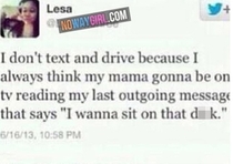 Why I dont text and drive