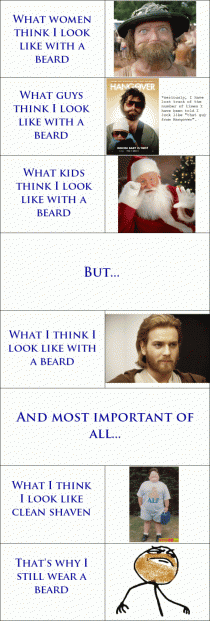 Why I still have a beard despite everything