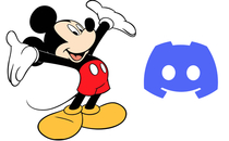Why is the Discord logo Mickey Mouses pants