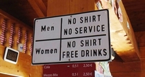 Why this discrimination in Bars
