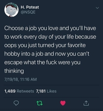Why you should choose a job you LOVE