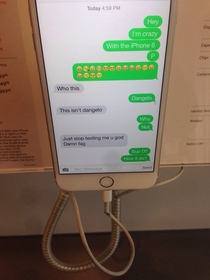 Why you shouldnt have working cell phones as store demos