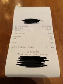 Wife and I went to dinner with a gift card wed been given The gift card covered the check but we needed to pay the gratuity They had to make us a check for gratuity only otherwise known as