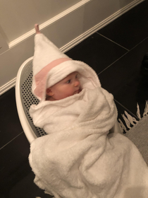 Wife doesnt understand why I think our babys bath towel might be going back purchased from Ikea