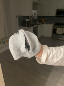 Wife pulled this lint out of the dryer and said everything reminds me of her