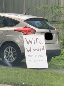 Wife wanted