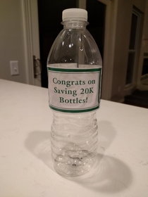 Wifes office got a bottle filling water fountain a few months back They got these today