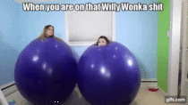Willy Wonka Blueberry gum