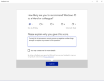 Windows asked me for feedback so I responded in kind