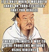 Wise words from an Asian man
